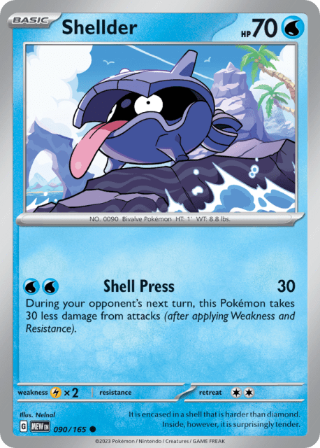 Shellder (90) — 151