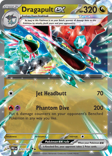 Dragapult ex (Jumbo) (73) — Prismatic Evolutions