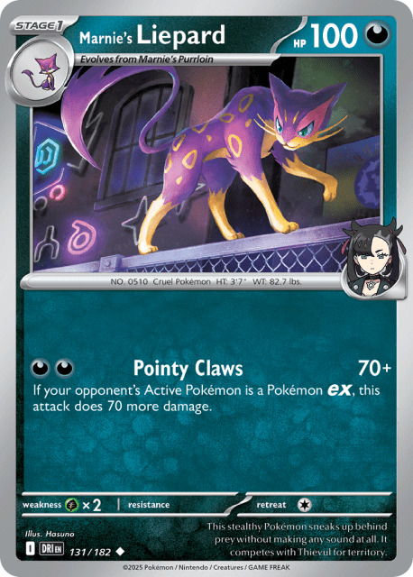 Marnie's Liepard (131) — Destined Rivals