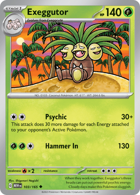 Exeggutor (103) — 151