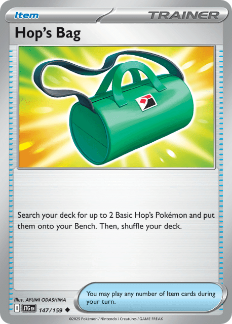 Hop's Bag (Reverse Holofoil) (147) — Journey Together