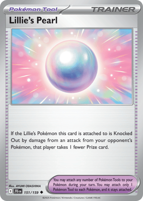 Lillie's Pearl (Reverse Holofoil) (151) — Journey Together