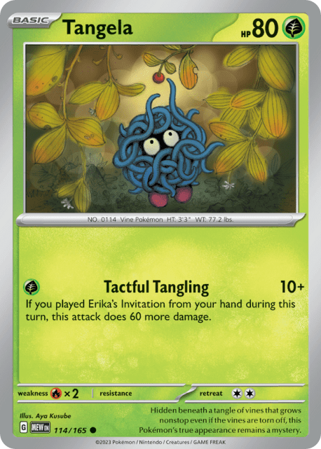 Tangela (Reverse Holofoil) (114) — 151