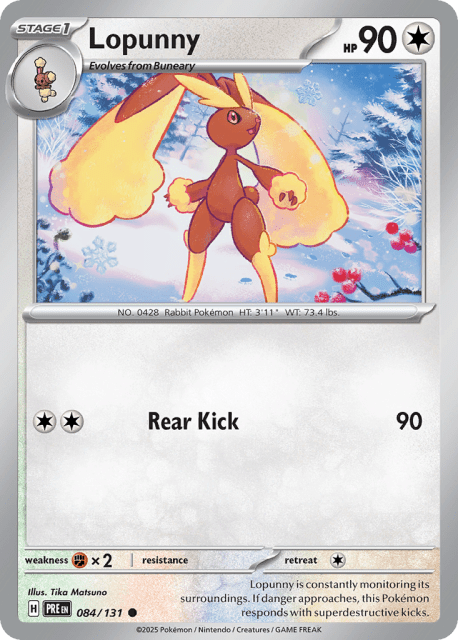 Lopunny (84) — Prismatic Evolutions