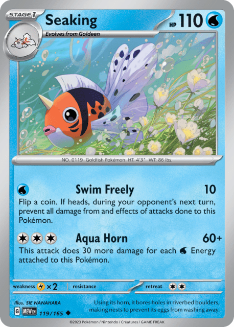 Seaking (Reverse Holofoil) (119) — 151