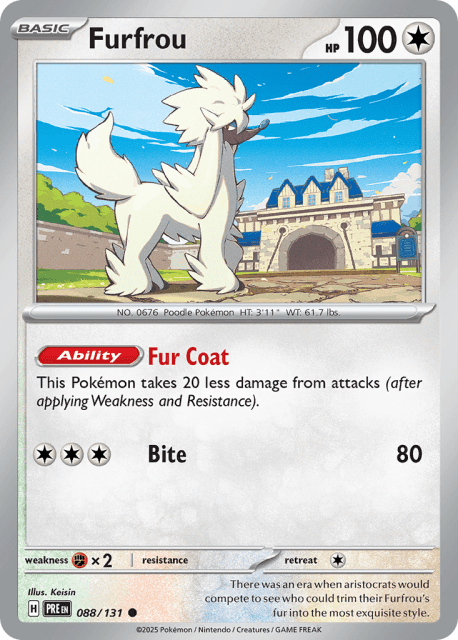 Furfrou (88) — Prismatic Evolutions