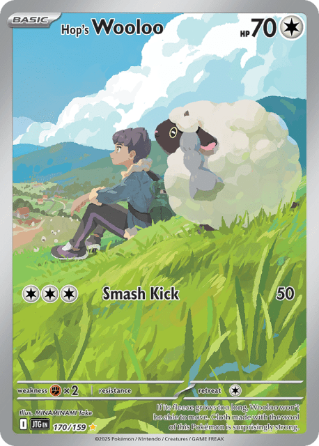 Hop's Wooloo (Holofoil) (170) — Journey Together