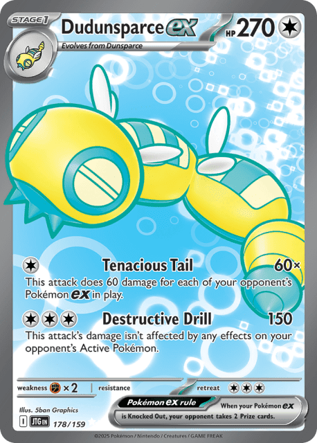 Dudunsparce ex (Holofoil) (178) — Journey Together