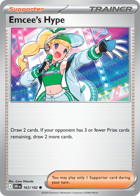 Emcee's Hype (Reverse Holofoil) (163) — Destined Rivals