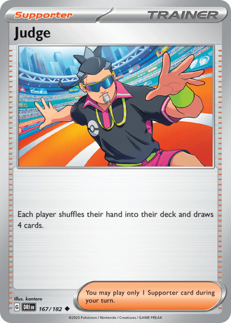 Judge (Reverse Holofoil) (167) — Destined Rivals