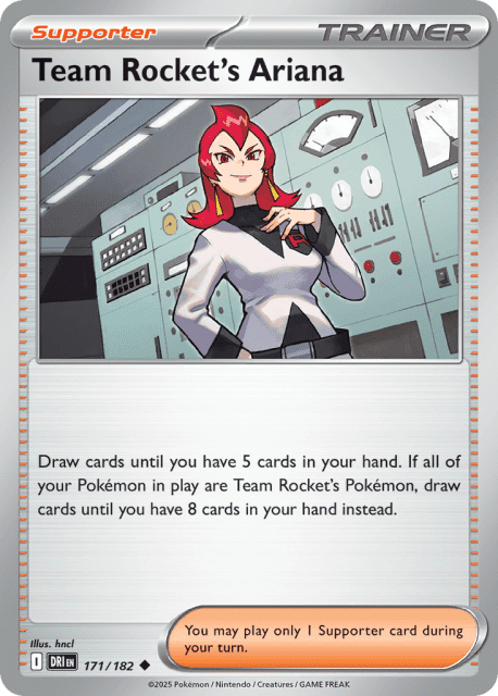 Team Rocket's Ariana (Reverse Holofoil) (171) — Destined Rivals