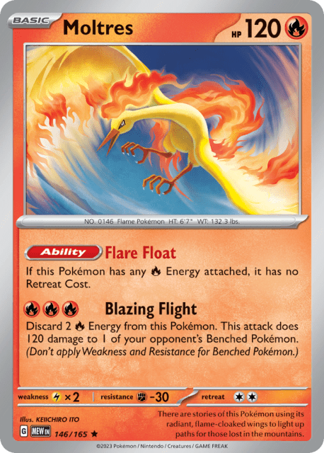 Moltres (Holofoil) (146) — 151