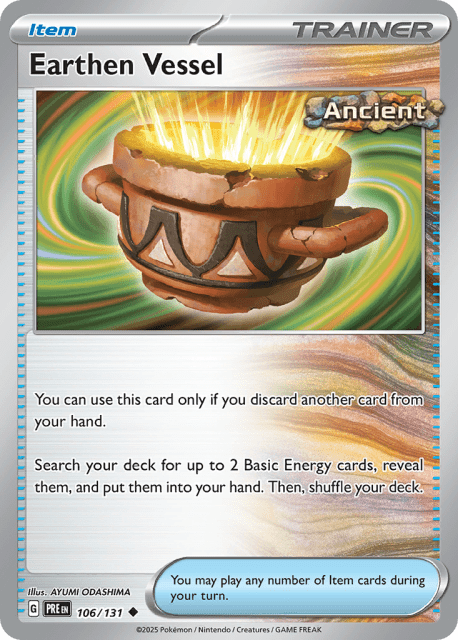 Earthen Vessel (Reverse Holofoil) (106) — Prismatic Evolutions