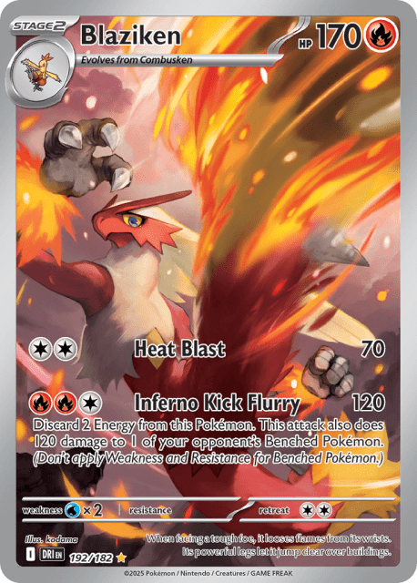 Blaziken (Holofoil) (192) — Destined Rivals