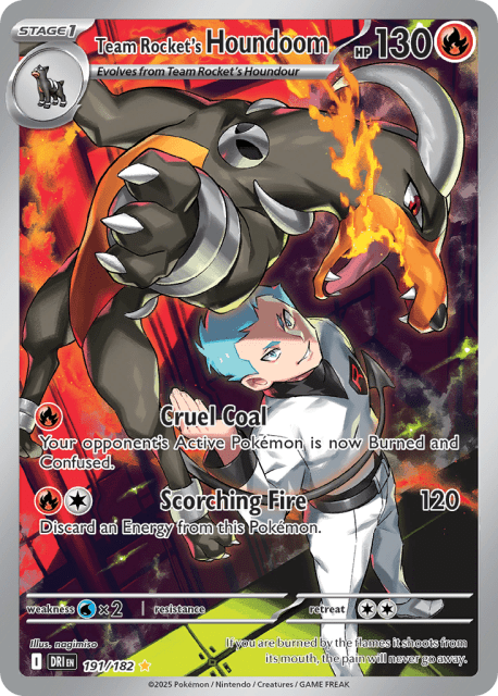Team Rocket's Houndoom (Holofoil) (191) — Destined Rivals