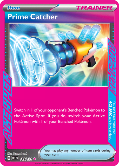 Prime Catcher (Holofoil) (119) — Prismatic Evolutions