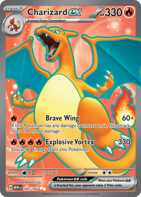 Charizard ex (Holofoil) (183) — 151
