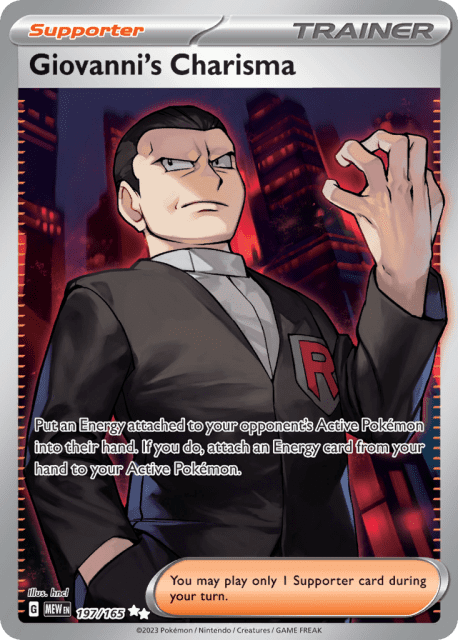 Giovanni's Charisma (Holofoil) (197) — 151