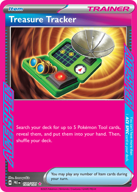 Treasure Tracker (Holofoil) (131) — Prismatic Evolutions