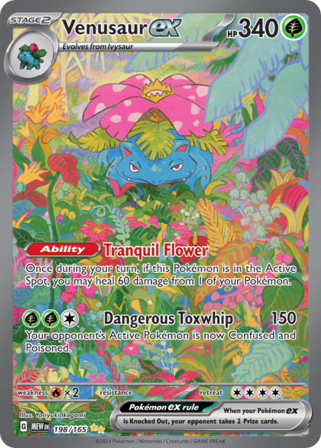 Venusaur ex (Holofoil) (198) — 151
