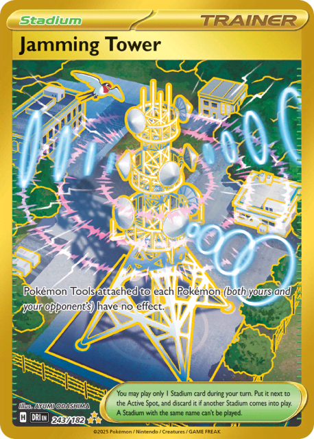 Jamming Tower (Holofoil) (243) — Destined Rivals
