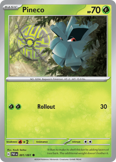 Pineco (1) — Paldean Fates