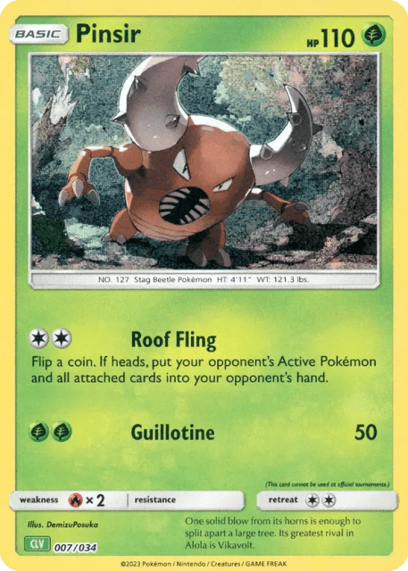 Pinsir (Holofoil) (7) — Pokémon TCG Classic - Venusaur