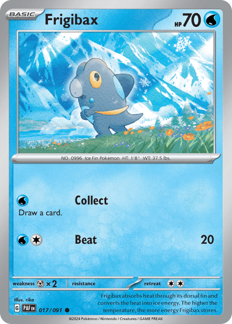 Frigibax (Reverse Holofoil) (17) — Paldean Fates