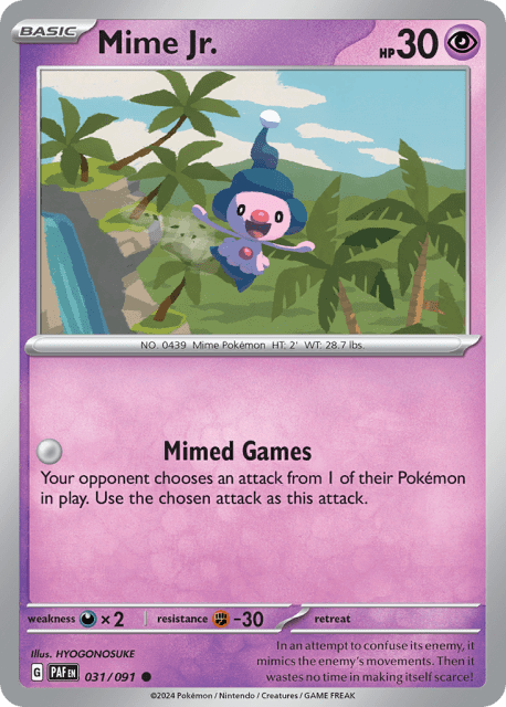 Mime Jr. (31) — Paldean Fates