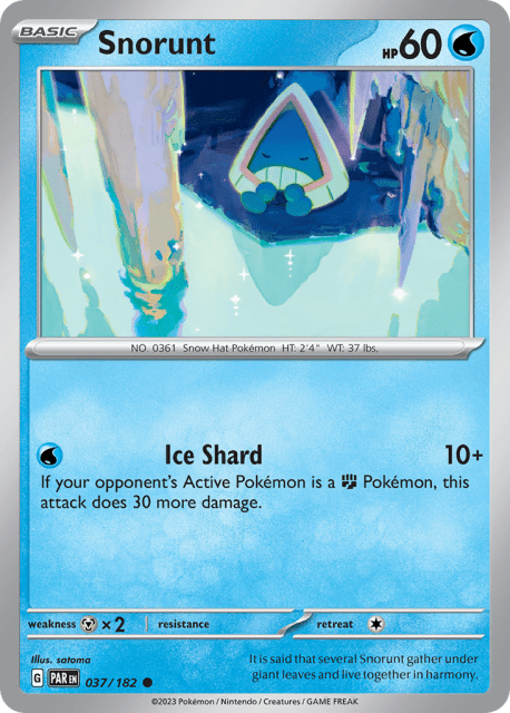 Snorunt (Reverse Holofoil) (37) — Paradox Rift