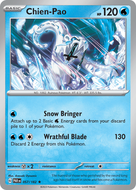 Chien-Pao (Holofoil) (57) — Paradox Rift