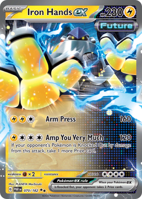 Iron Hands ex (Holofoil) (70) — Paradox Rift