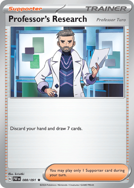 Professor's Research (Holofoil) (88) — Paldean Fates