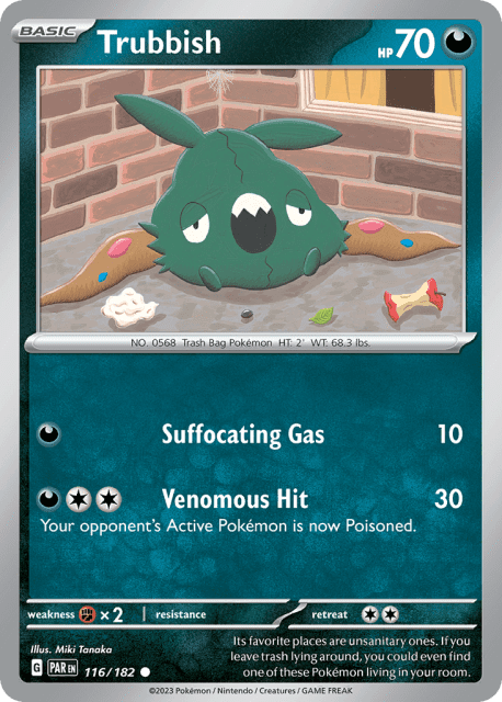 Trubbish (Reverse Holofoil) (116) — Paradox Rift
