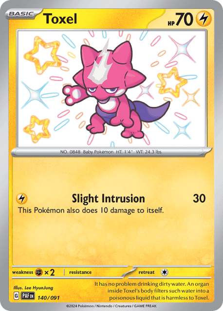 Toxel (Holofoil) (140) — Paldean Fates