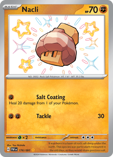 Nacli (Holofoil) (176) — Paldean Fates