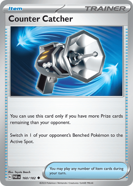 Counter Catcher (Reverse Holofoil) (160) — Paradox Rift