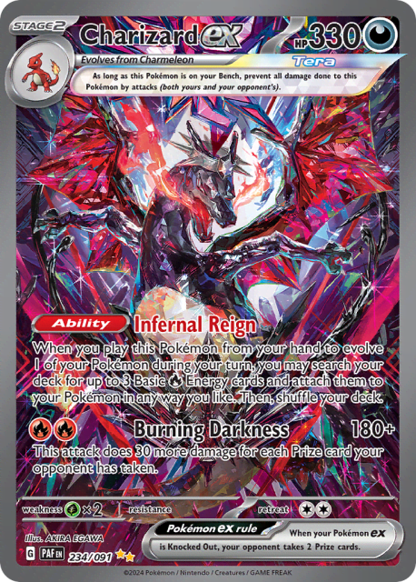 Charizard ex (Holofoil) (234) — Paldean Fates