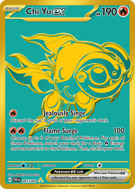 Chi-Yu ex (Holofoil) (241) — Paldean Fates