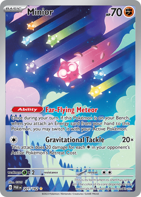 Minior (Holofoil) (201) — Paradox Rift