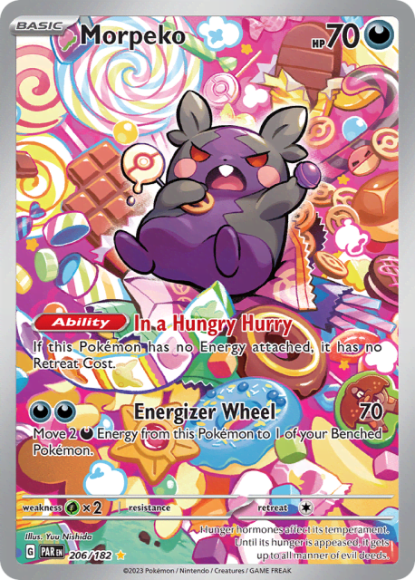 Morpeko (Holofoil) (206) — Paradox Rift