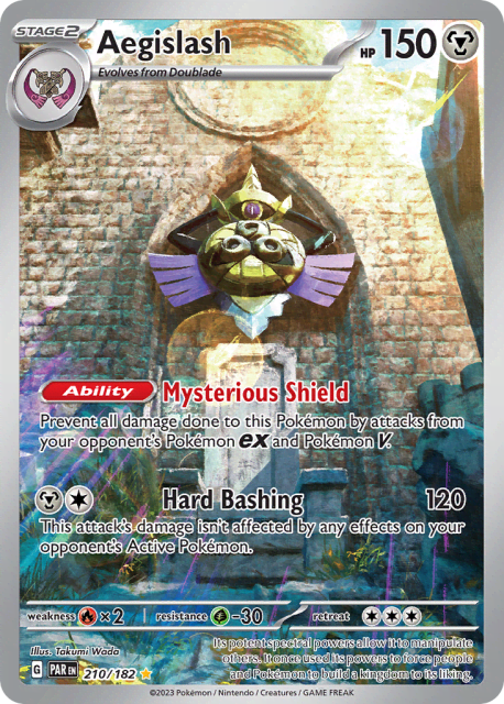 Aegislash (Holofoil) (210) — Paradox Rift