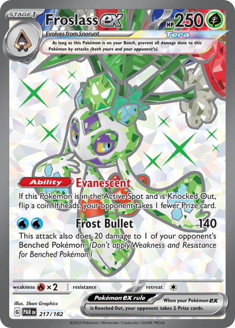 Froslass ex (Holofoil) (217) — Paradox Rift