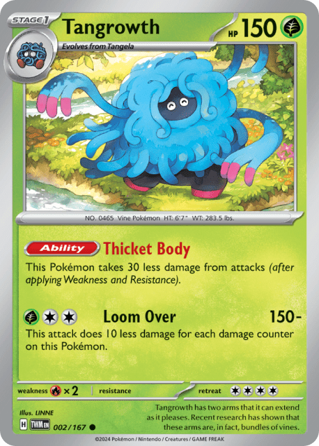 Tangrowth (Reverse Holofoil) (2) — Twilight Masquerade