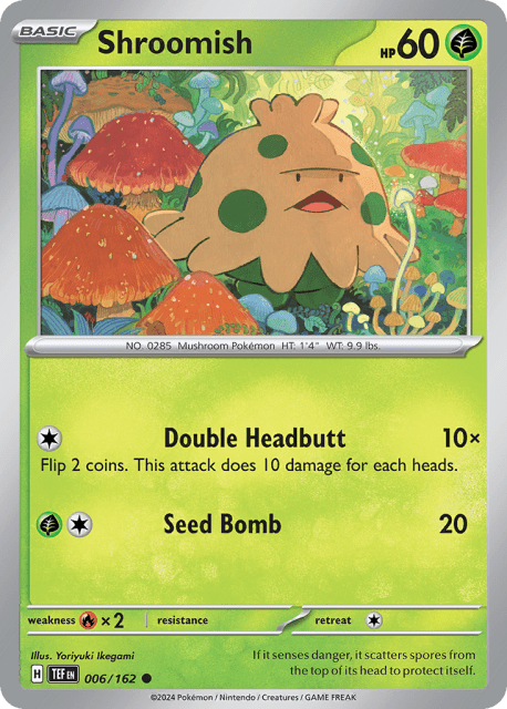 Shroomish (Reverse Holofoil) (6) — Temporal Forces