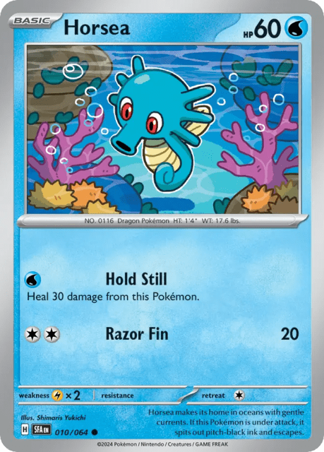 Horsea (Reverse Holofoil) (10) — Shrouded Fable