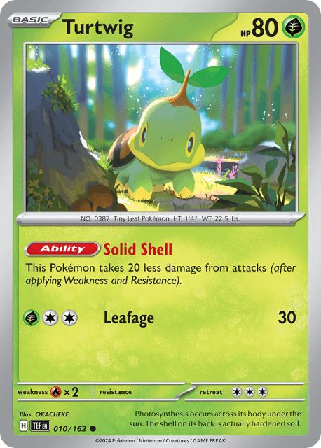 Turtwig (Reverse Holofoil) (10) — Temporal Forces