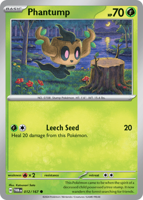 Phantump (Reverse Holofoil) (12) — Twilight Masquerade