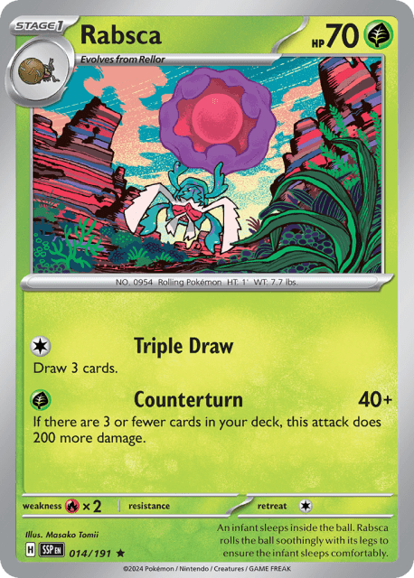 Rabsca (Reverse Holofoil) (14) — Surging Sparks
