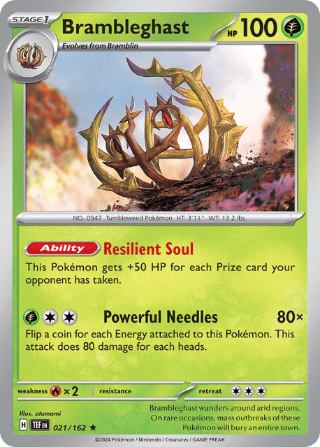 Brambleghast (Reverse Holofoil) (21) — Temporal Forces